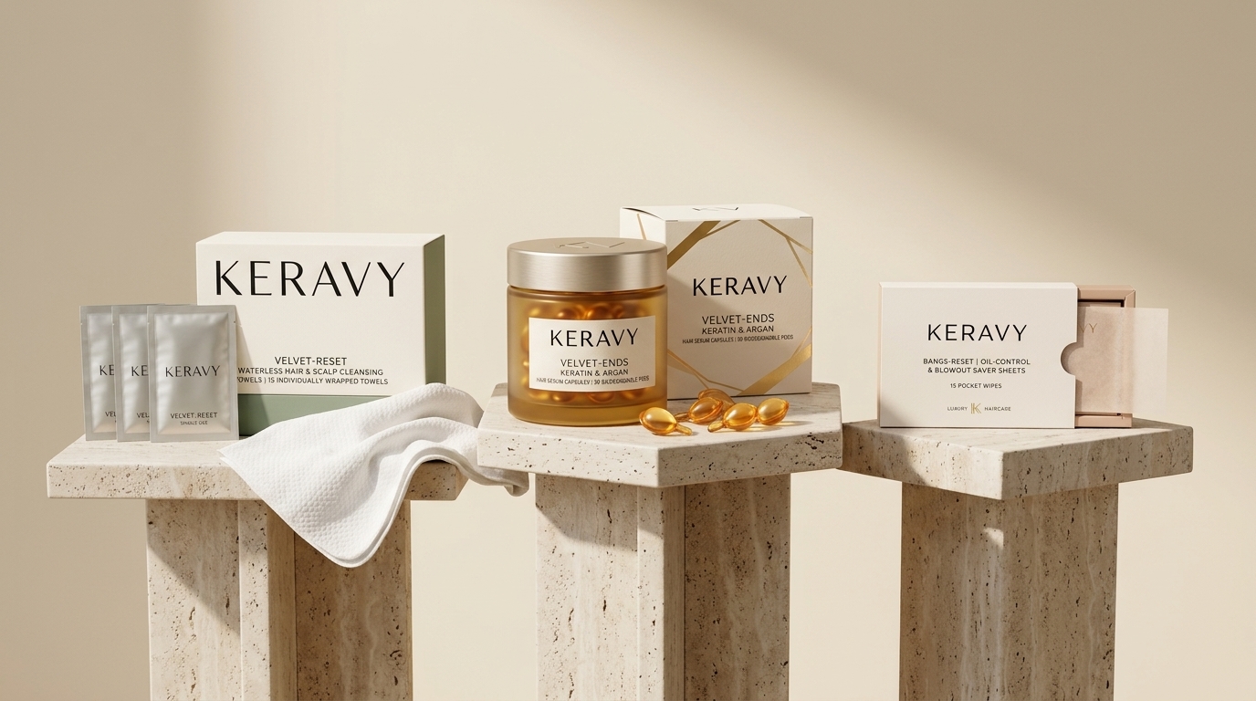 KERAVY Complete 3-SKU Portable Hair Lab Collection